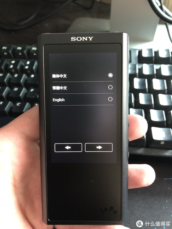 刚入的sony 索尼 zx300a 随身播放器