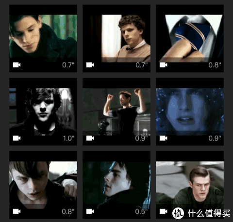 1,剪辑和排序: 选择好视频之后,可以在app里首先实现剪辑,拖动条框
