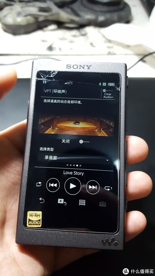 原创新人#sony 索尼 nw-a45 播放器 以及 muc-m2bt1蓝牙耳机升级线的