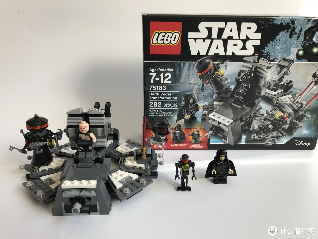 lego乐高starwars星球大战系列75183达斯维达的诞生开箱