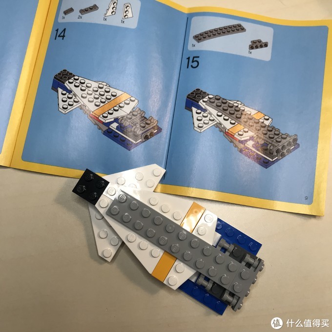 全民分享季#lego 乐高 31042 创意百变三合一系列之超级滑翔机 晒单