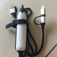 颜控首选------iWALK Crazy cable小魔兽三合一移动电源充电线轻测