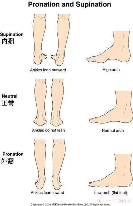 图片的内翻(外旋的动作)是脚踝向外/脚底向内,是经常崴脚的类型