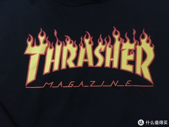 潮物分享 篇三:胸口上有一团火焰的thrasher卫衣,了解一下