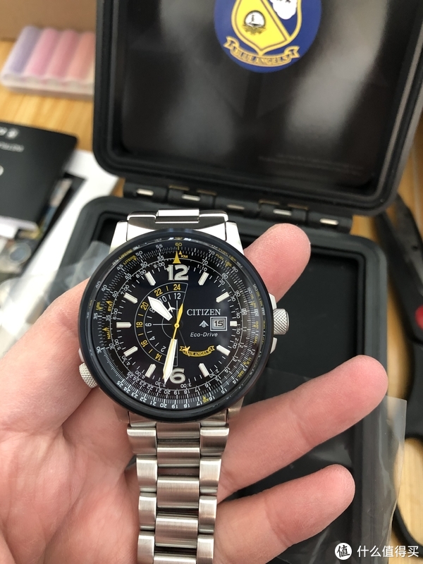 citizen 西铁城 nighthawk bj7006-56l 男士光动能腕表简单开箱