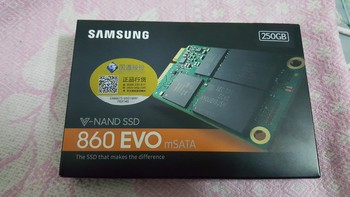 三星 860 evo msata 固态硬盘外观展示(芯片|接口)