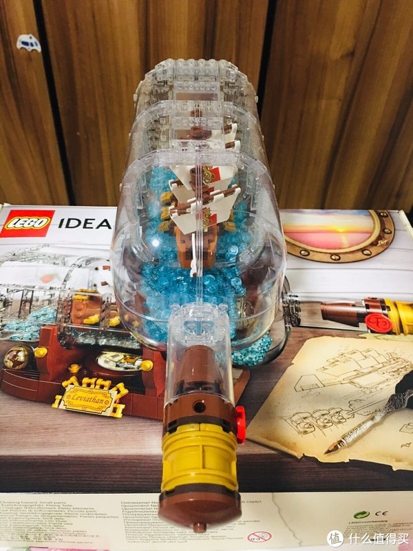 入手的第一套乐高ideas系列积木lego21313瓶中船开箱晒物