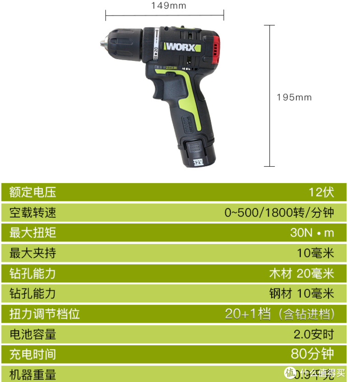 工具分享 篇一:最小巧锂电钻worx威克士wu130锂电钻简单测评