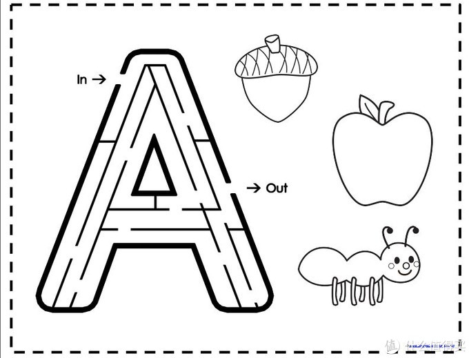 幼儿英语启蒙素材免费分享字母涂色练习篇