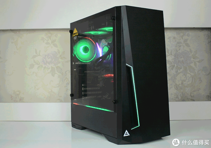 argb跑马灯支持一键灯效切换安钛克暗黑系夜行者dp501机箱装机体验