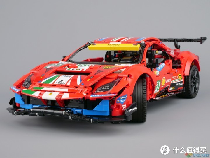 乐高新款42125ferrari488gte法拉利赛车评测