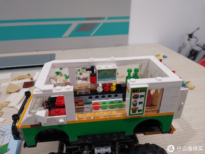 老杨的玩具仓库篇四十八legocreator创意3合1系列巨轮汉堡车a模式评测