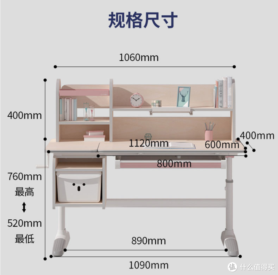 一张儿童书桌送给儿子的一片天地