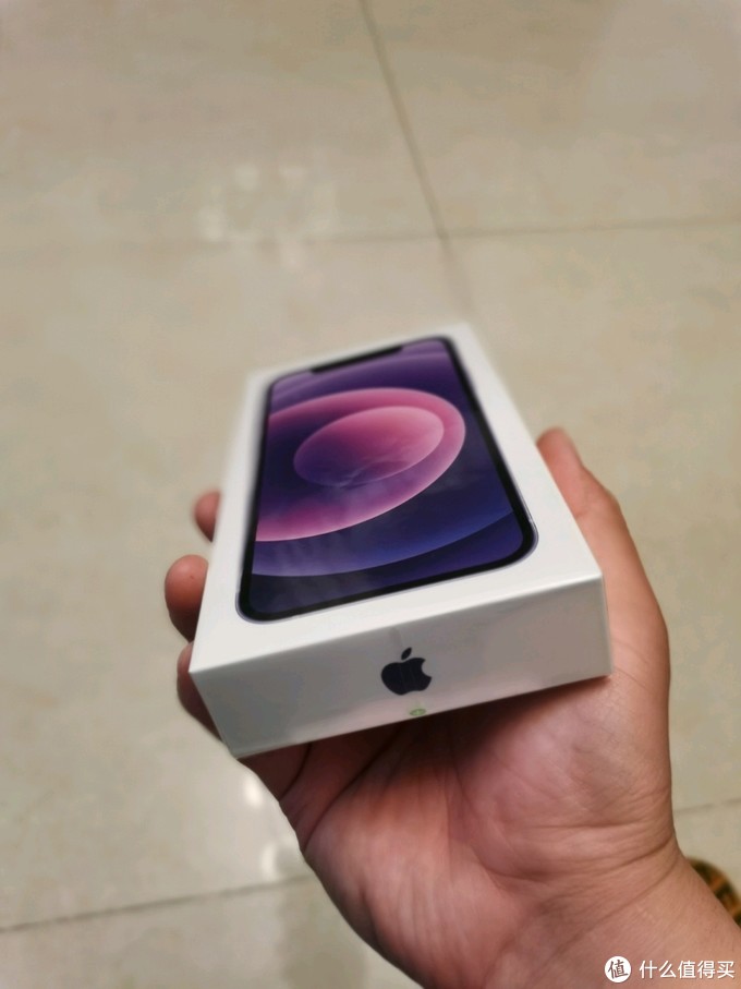 紫色iphone12 128g开箱_手机_什么值得买