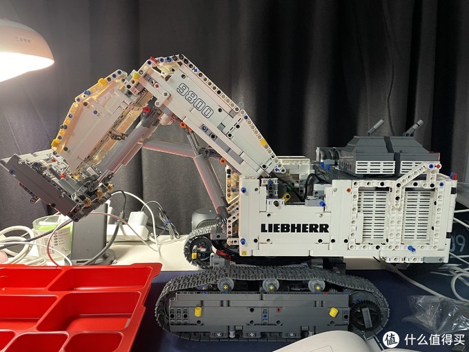 lego乐高technic科技系列组装体验利勃海尔r9800挖掘机