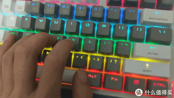 微星键盘 文章详情玩家可以自定义操作,使用fn ins键进行灯光模式切换