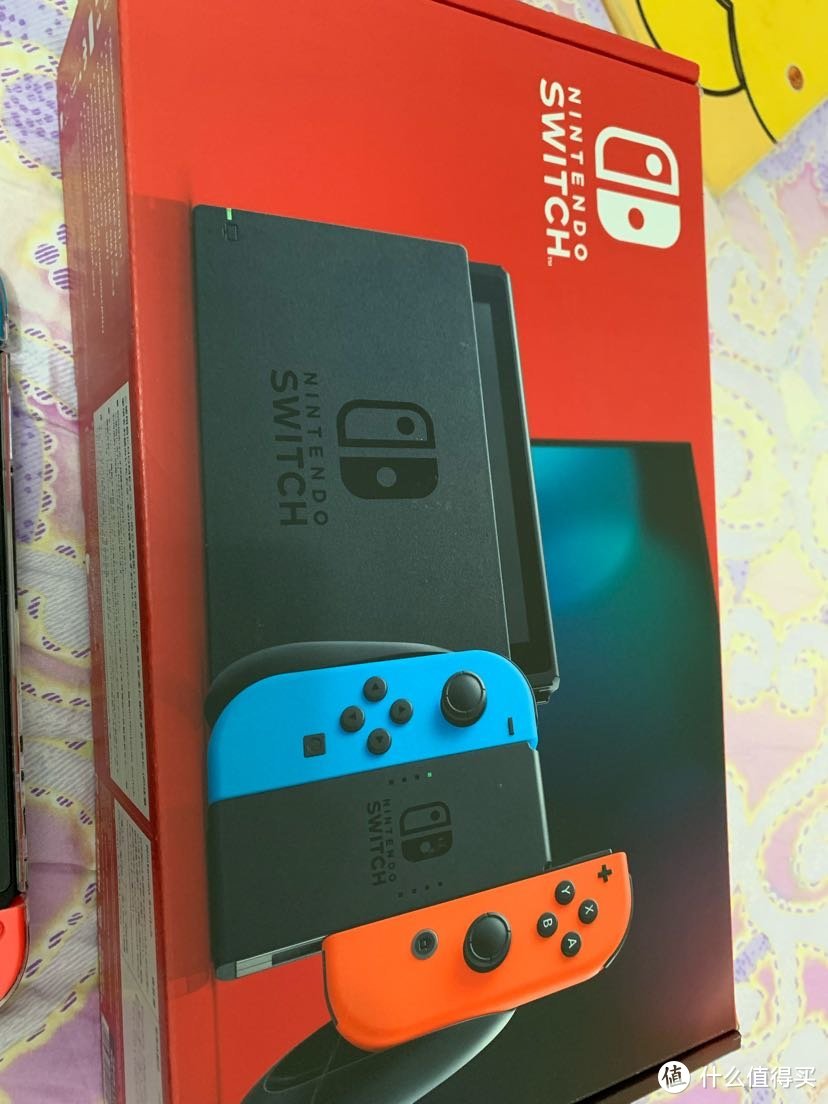 日版续航增强版switch开箱日记_游戏机_什么值得买