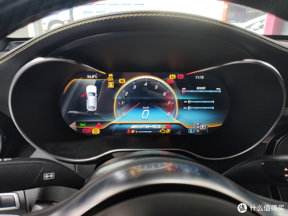 奔驰glc63改新款液晶仪表高配主机大屏让爱车焕然一新