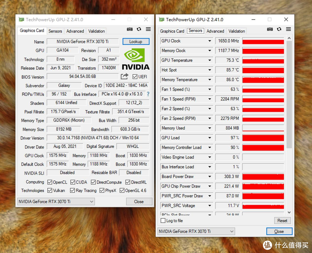 影驰rtx3070ti星曜oc永劫无间定制款显卡评测可颜可甜