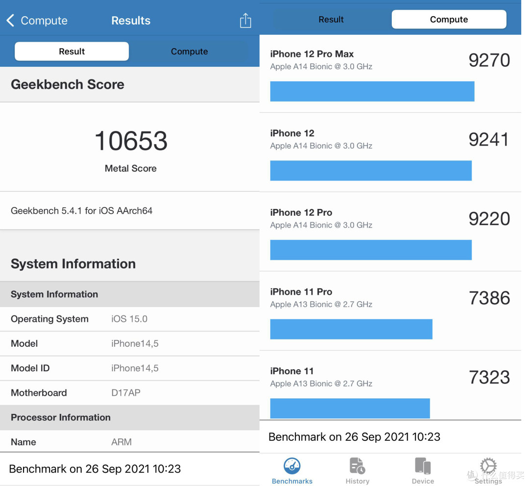 从安兔兔跑分结果来看,对比iphone12,在cpu上提升不大,gpu方面要表现