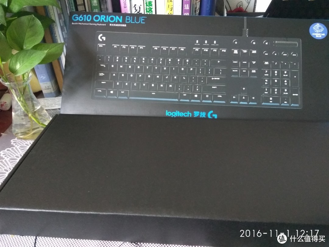 回归原厂：Logitech 罗技 G610 Orion Blue 青轴机械键盘 开箱及评测