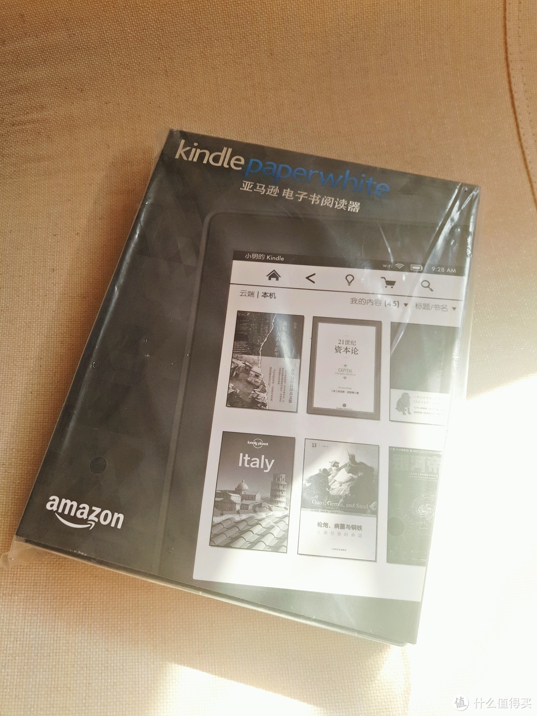 #中奖秀# Amazon 亚马逊 Kindle Paperwhite3 电子阅读器 开箱