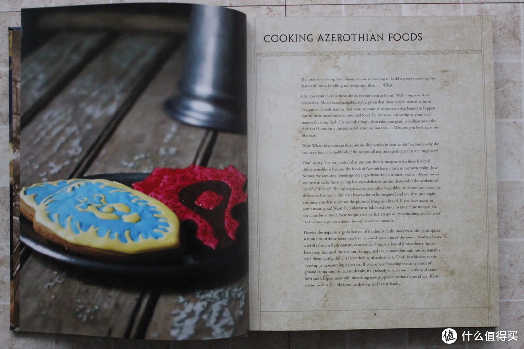 #本站首晒# 魔兽世界官方食谱 英文原版World of Warcraft: The Official Cookbook 开箱晒单