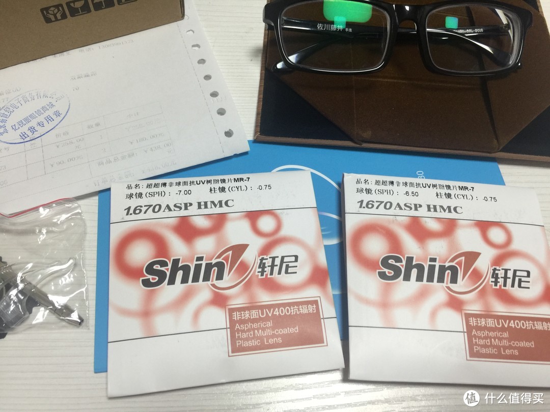 网上配镜攻略：轩尼Shine镜片+左川藤井-74178C3016镜架