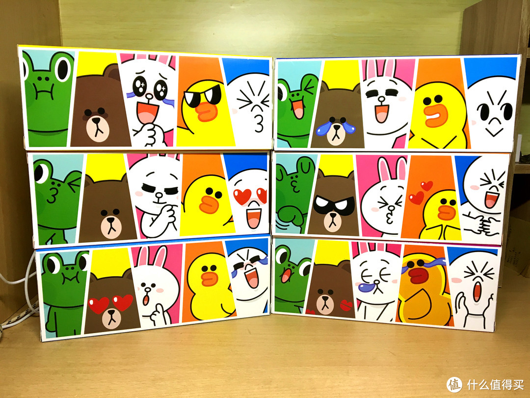 #原创新人#萌到出血：LINE FRIENDS 多造型手办套装 开箱晒单