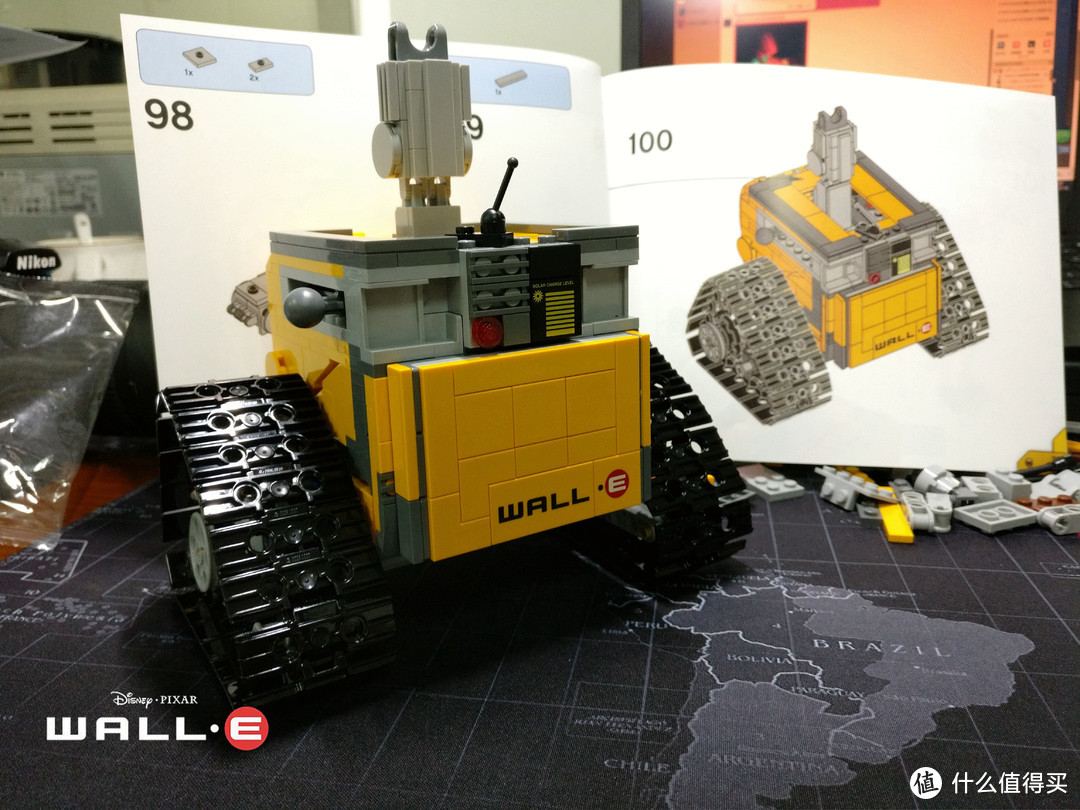 无论风雨，只愿为你（EVA）守护：LEGO 乐高 21303 WALL·E 组装试玩