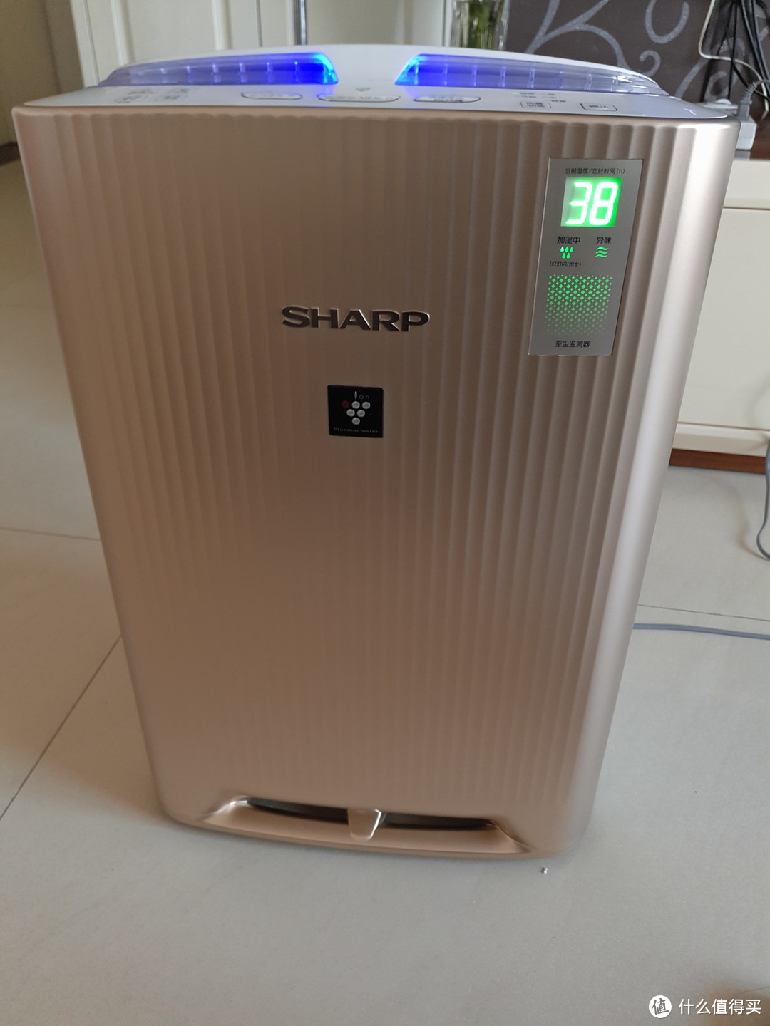 SHARP 夏普 KC-WE31-N 加湿型空气净化器晒单