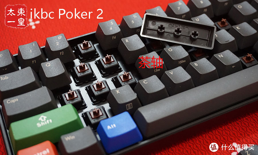 小巧又功能强大的61键ikbc poker2 迷你机械键盘