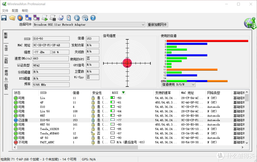 C点 Wirelessmon测试图