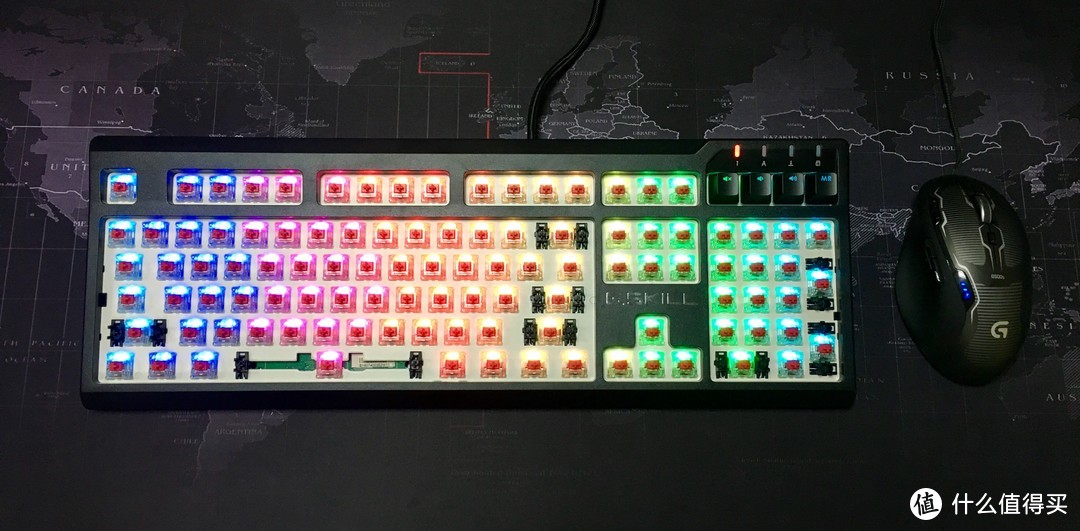 玩灯我们是认真的！——浅评芝奇（G.SKILL）RIPJAWS KM570 RGB 幻彩背光机械式键盘