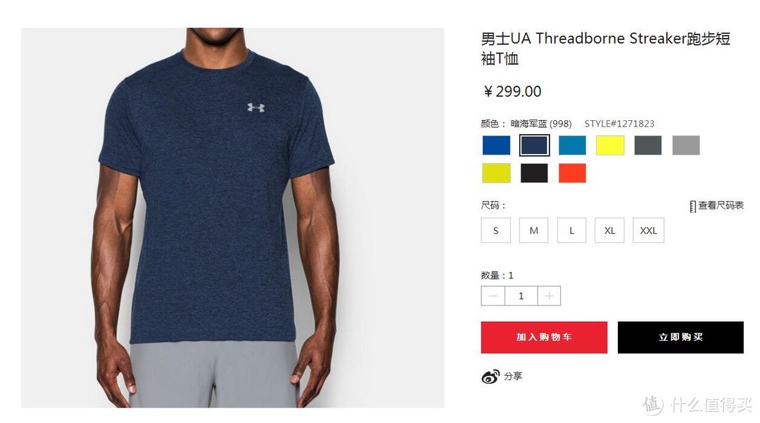 【体验报告】UNDER ARMOUR THREADBORNE系列 男士训练T恤（3件/套）