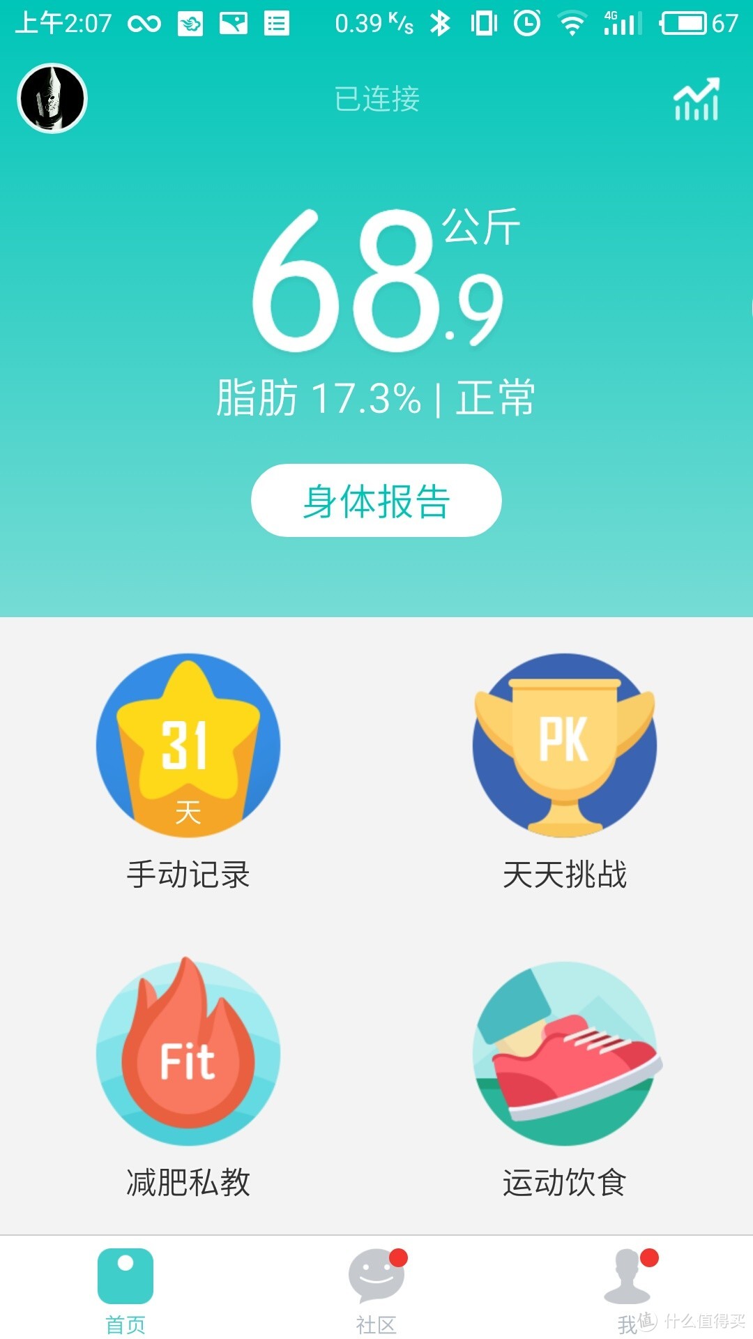 也许是市面上性价比最高的一款体脂称——云麦好轻mini2智能体脂秤体验