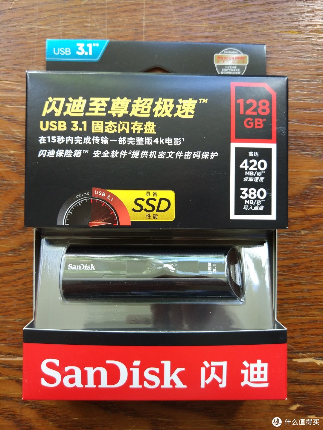 蓝星最强？性能过剩？——闪迪(SanDisk)至尊超极速 USB3.1 固态闪存盘CZ880评测