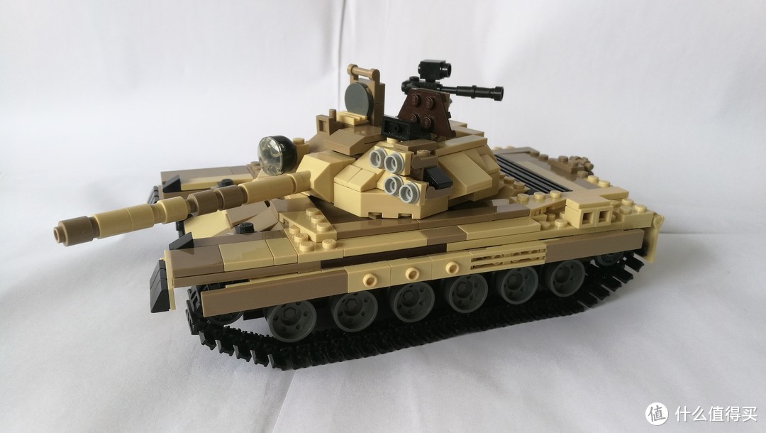 T72坦克 用料古迪积木T62坦克X2