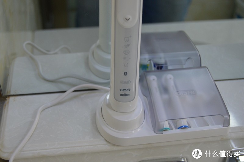 牙齿健康护理小秘书：Oral B / 欧乐B 3D声波蓝牙智能电动牙刷 体验评测 报告