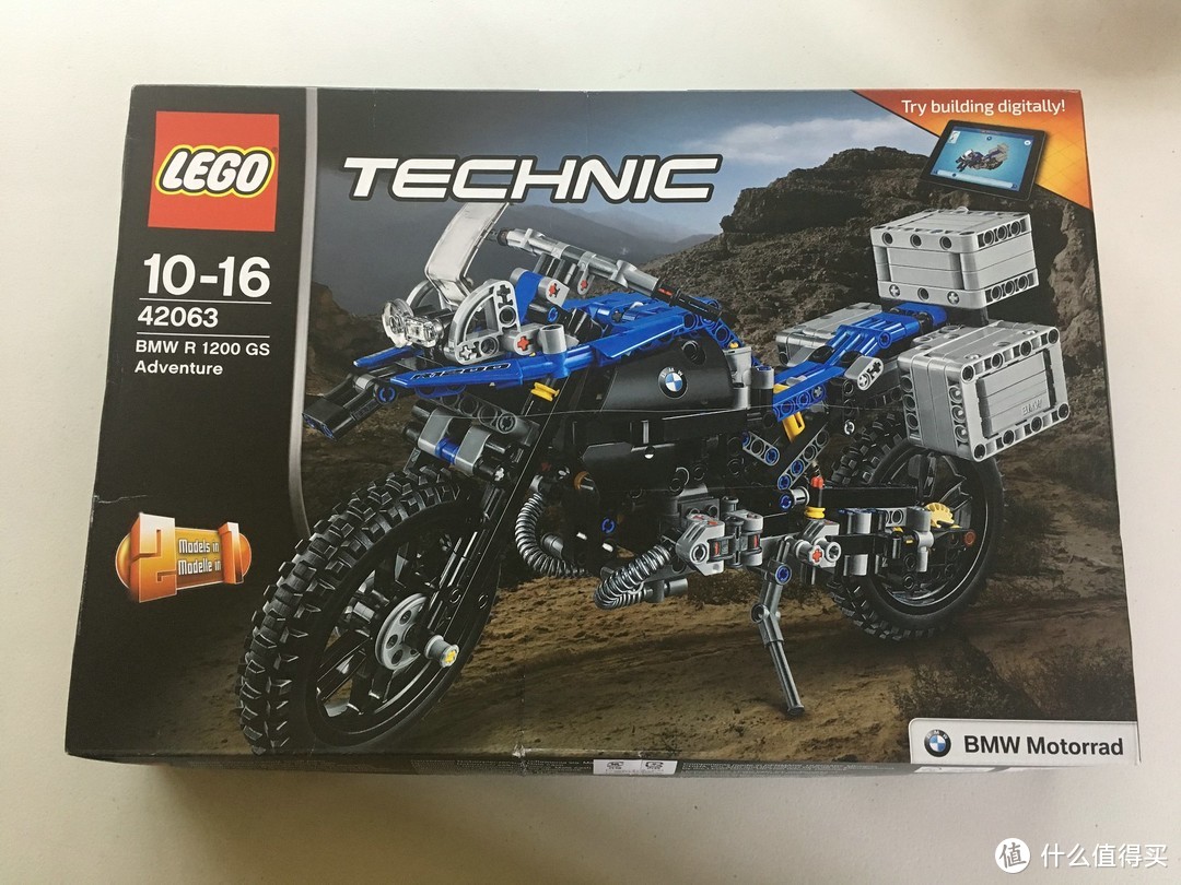 LEGO 乐高 Techinc 科技系列 42063 宝马 R 1200 GS Adventure摩托车