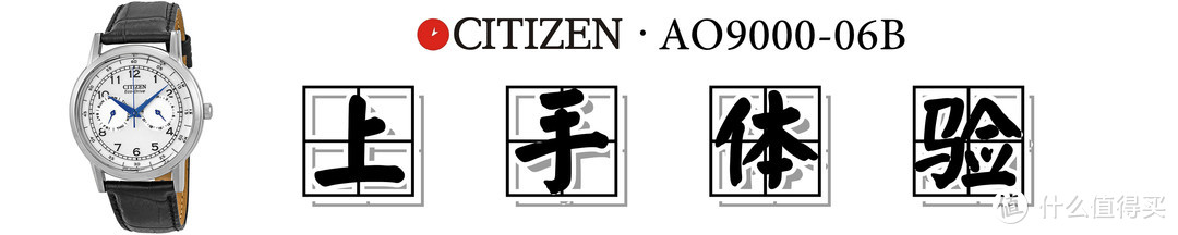 【小蓝针】CITIZEN 西铁城 AO9000-06B 男士光动能腕表 快速体验