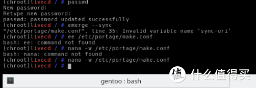 虚拟机下安装Gentoo一次失败经历