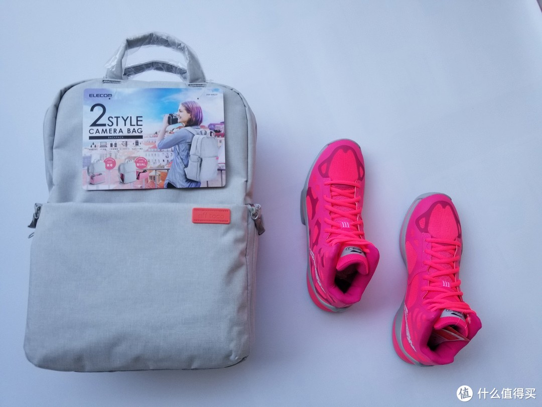 粉红的少女心——ELECOM 宜丽客 双肩旅行摄影包