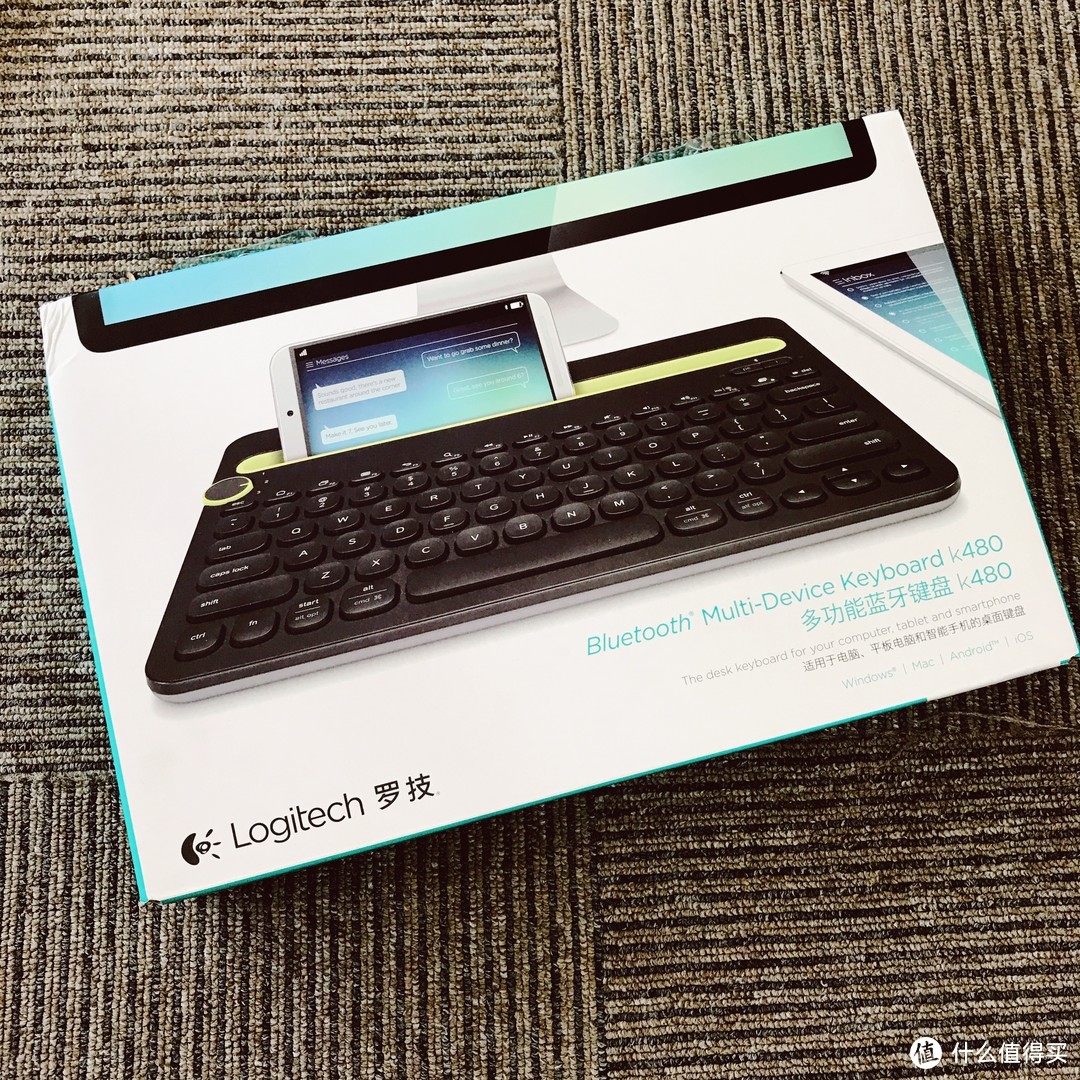 峰回路转用一个的价钱买了两个：Logitech 罗技 K480 多功能蓝牙键盘 开箱体验