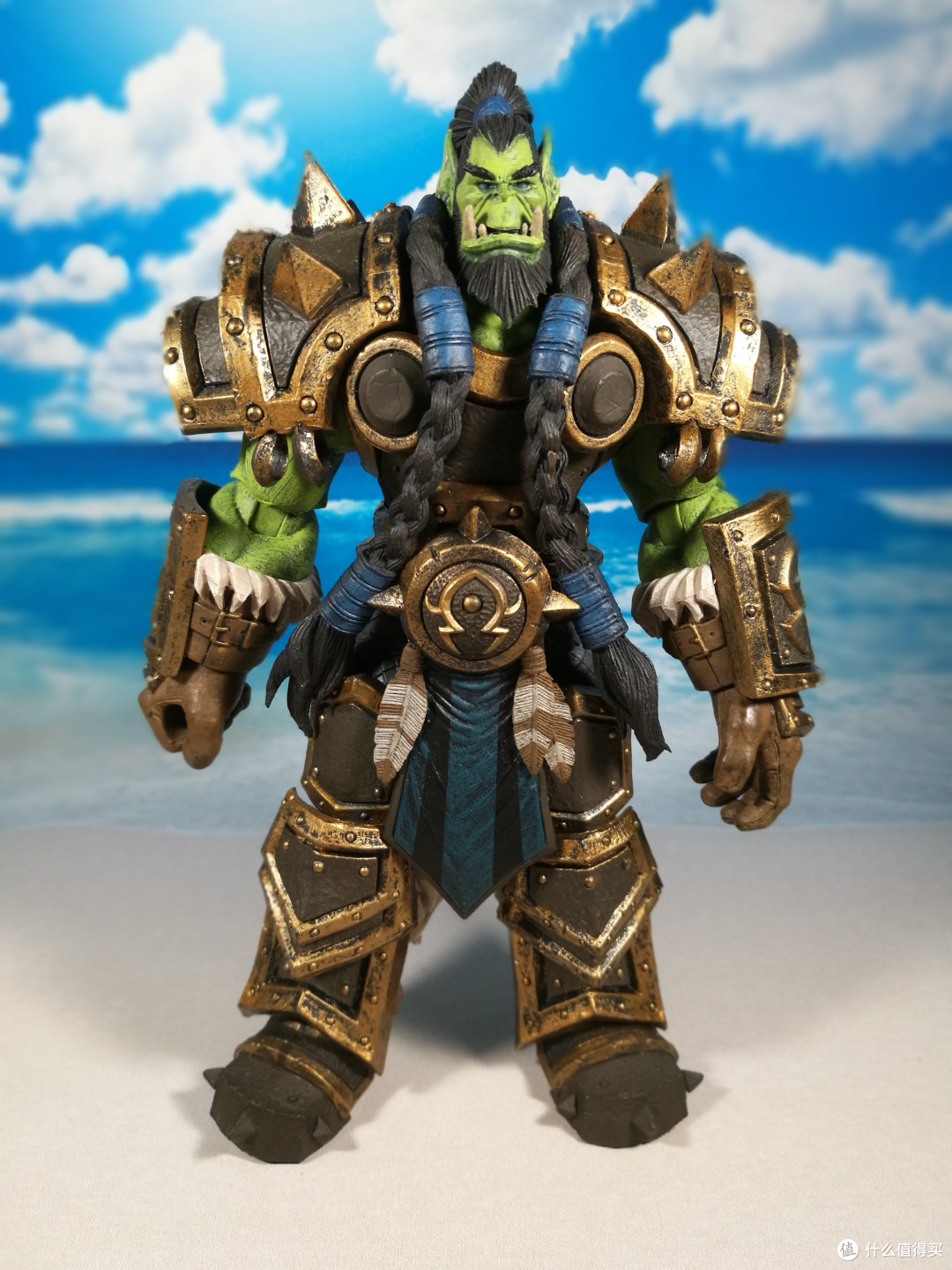 塑料小人日常篇十一为了部落neca风暴英雄萨尔可动人偶模型