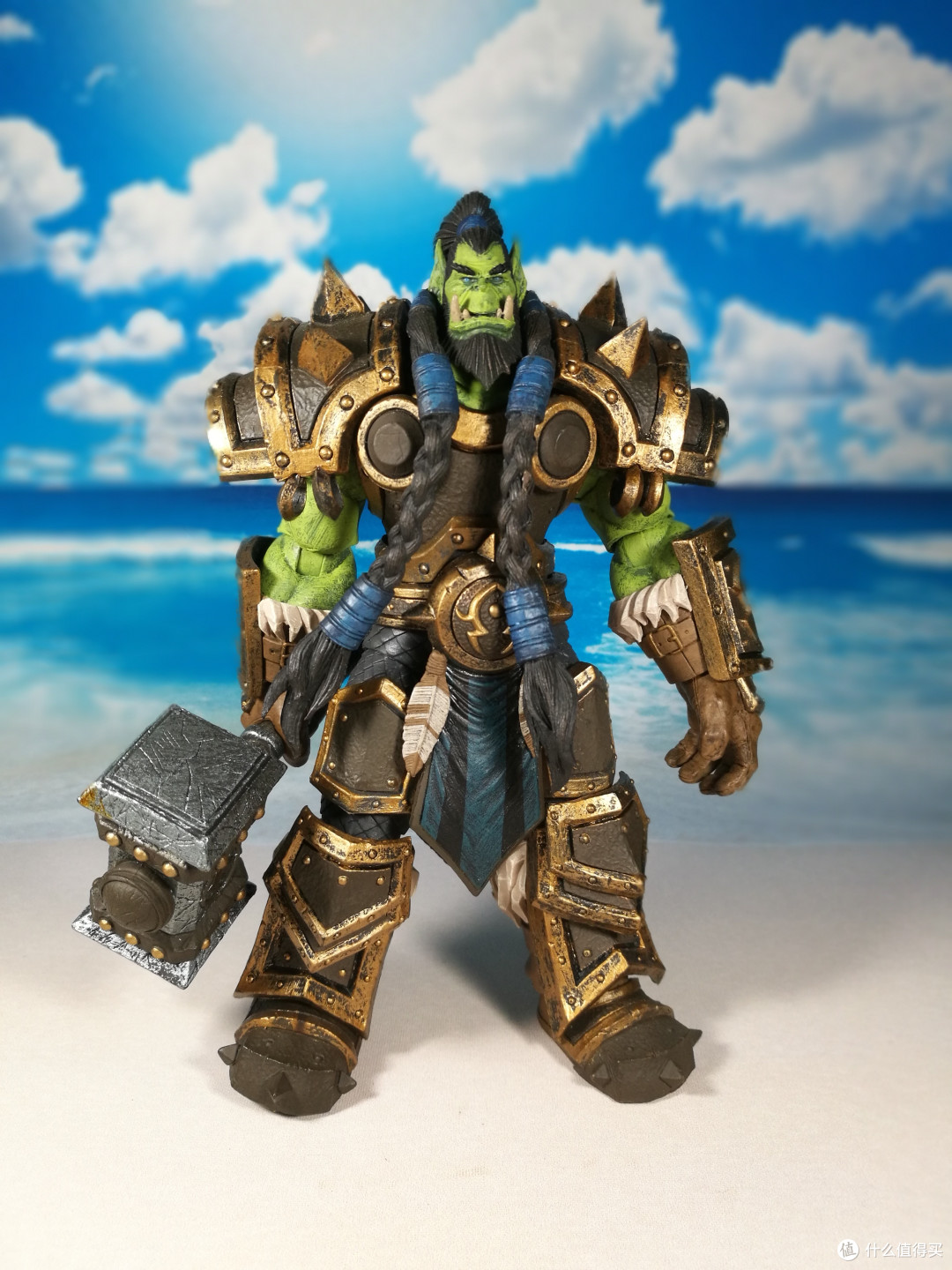 塑料小人日常篇十一为了部落neca风暴英雄萨尔可动人偶模型