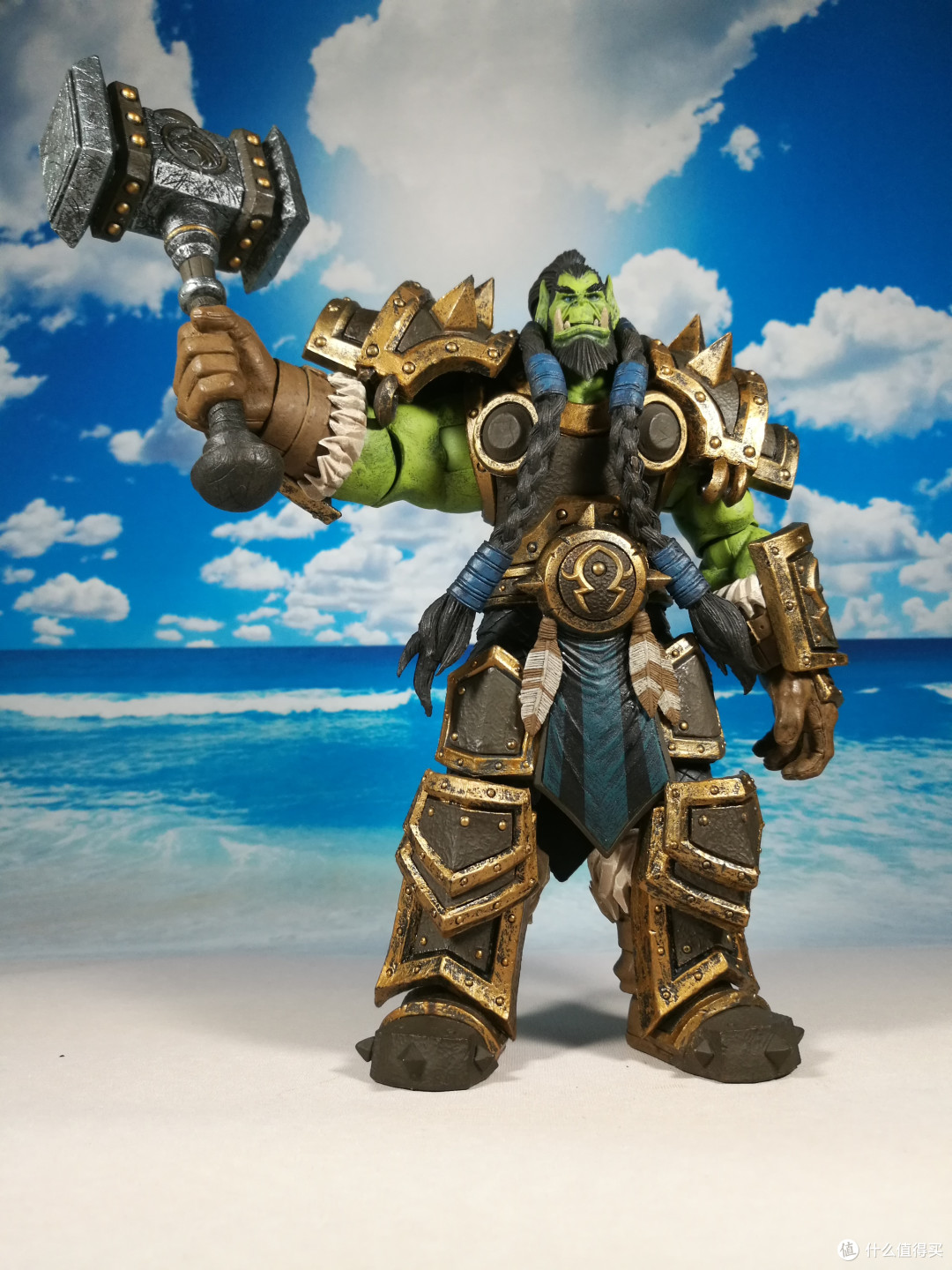 塑料小人日常篇十一为了部落neca风暴英雄萨尔可动人偶模型