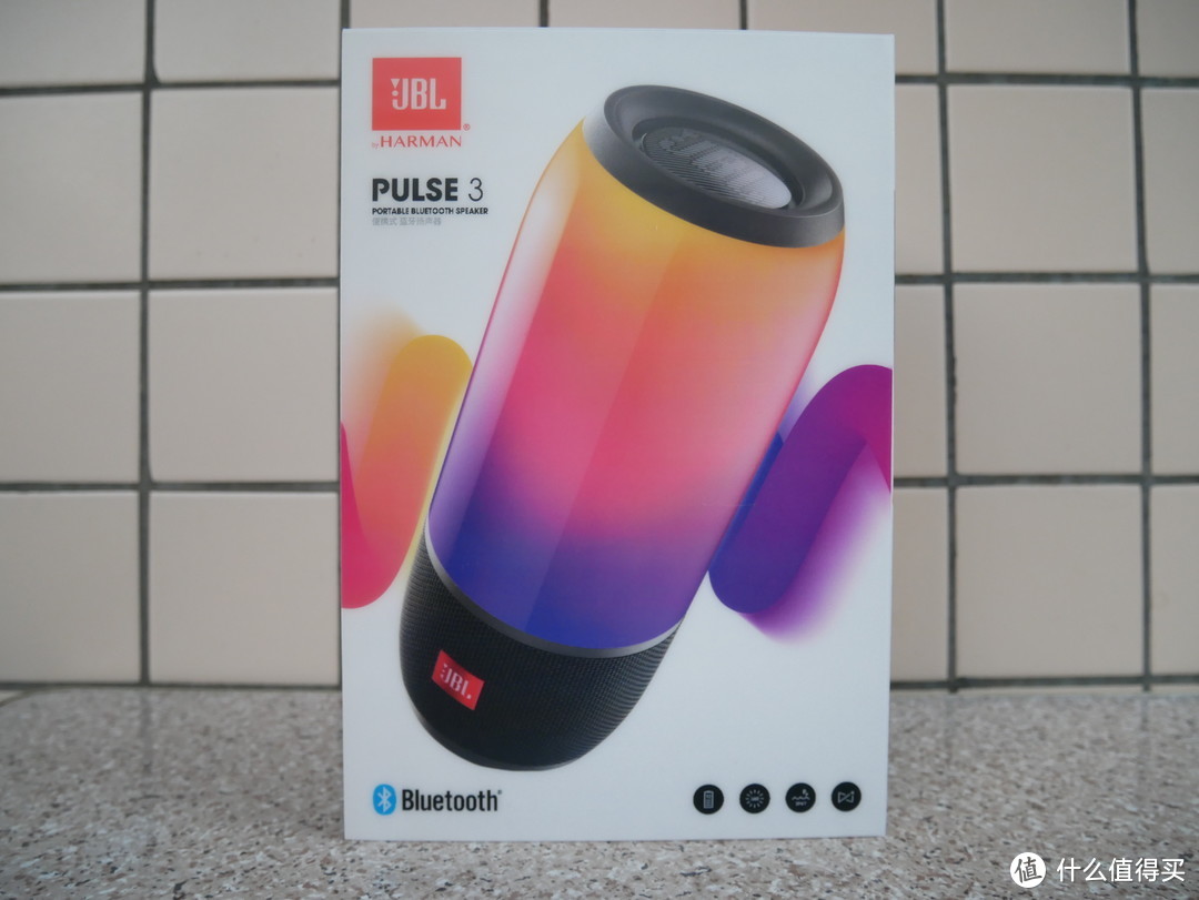 #本站首晒#看的见的声音 — JBL Pulse 3蓝牙音箱开箱+灯光展示