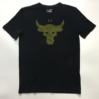 UNDER ARMOUR 安德玛 巨石牛头 T恤外观展示(logo|吊牌|鉴定)