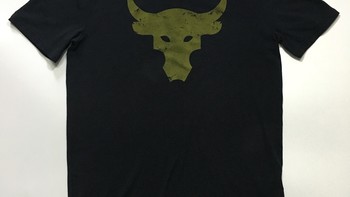 UNDER ARMOUR 安德玛 巨石牛头 T恤外观展示(logo|吊牌|鉴定)